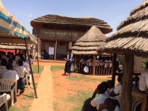 Students gather in Pallisa, Uganda - The MoonCatcher Project