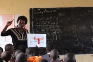 Reproductive education at Kizito School The Mooncatcher Project